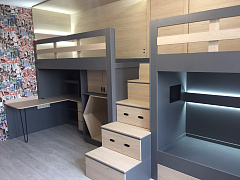 Меблі для дитячої кімнати з ігровою та навчальною зонами, ексклюзив - продукція від виробника